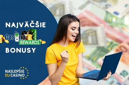 najvacsie Casino Rewards bonusy