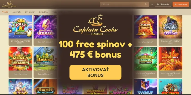 Captain Cooks casino bonus