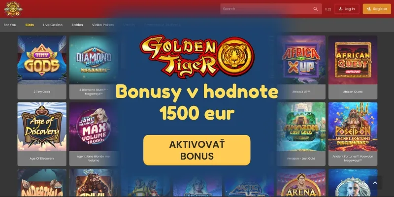 Golden Tiger casino bonus