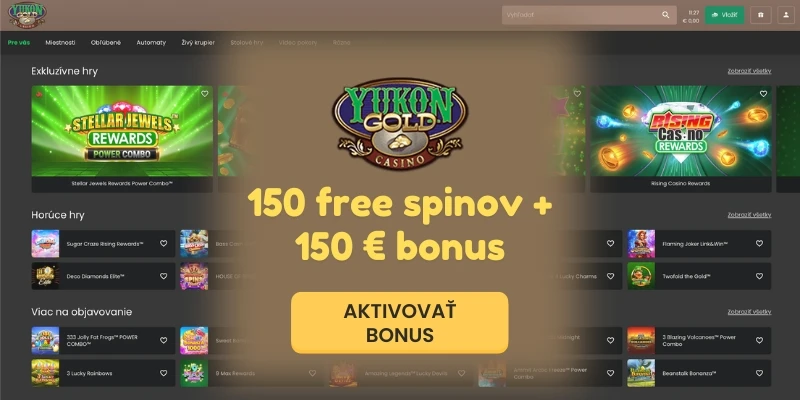 Yukon Gold Casino bonus